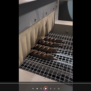 中山客户案例：模具自动喷砂机工作视频