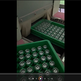 淄博客户案例：吹风机铝材自动喷砂机工作视频