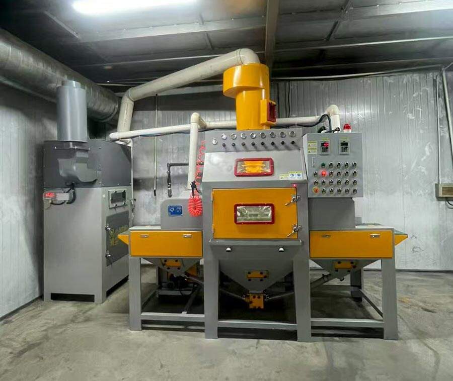 鑫百通品牌输送式自动喷砂机设备