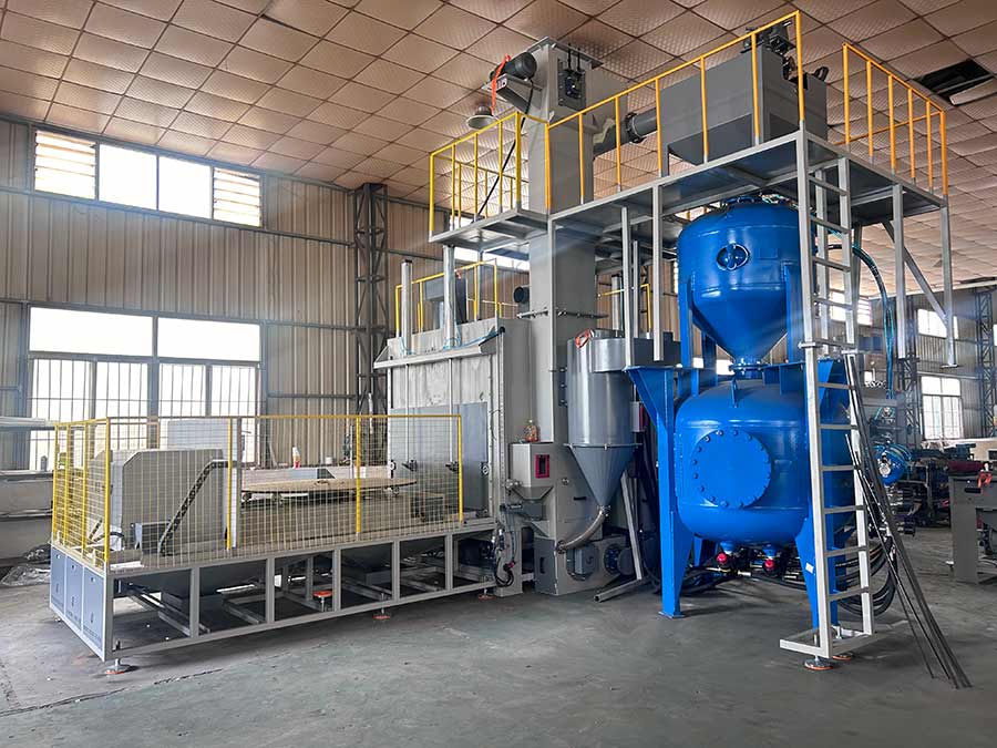 鑫百通XBTONG品牌台车式自动喷砂机